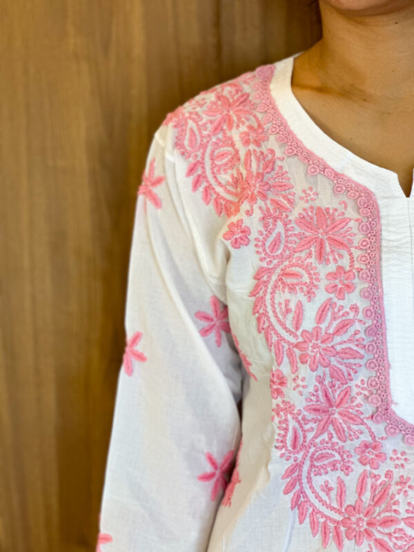Dawn Bloom Chikankari Co-ord Set