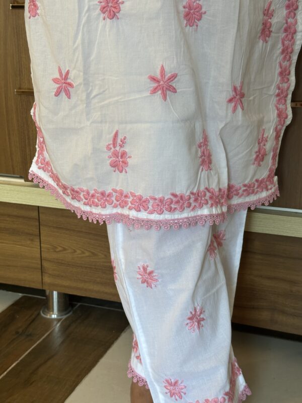 Dawn Bloom Chikankari Co-ord Set