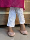 Chikankari Comfort Stretch Pants