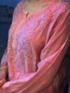 Rose Tint Chikankari Suit Set