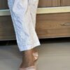 Chikankari Comfort Stretch Pants