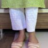 Chikankari Embroidered Flex Trousers