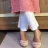 Chikankari Embroidered Flex Trousers