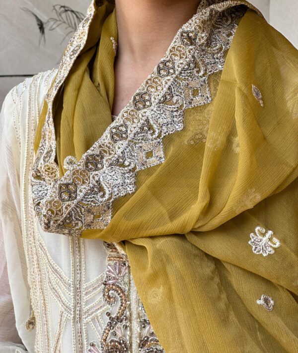 Ivory & Ochre Suit Set