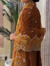 Caramel Cascade Pakistani Suit