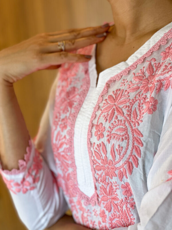 Dawn Bloom Chikankari Co-ord Set