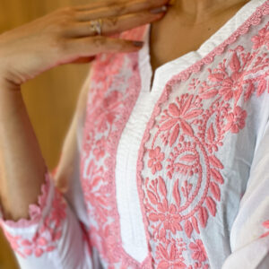 Dawn Bloom Chikankari Co-ord Set