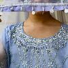 Celestial Blue Embroidered Suit