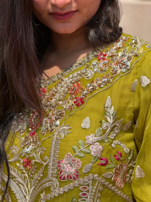 Bloom Zardozi Designer Suit Set