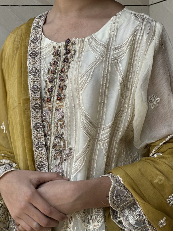 Ivory & Ochre Suit Set
