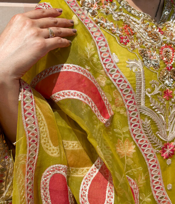 Bloom Zardozi Designer Suit Set