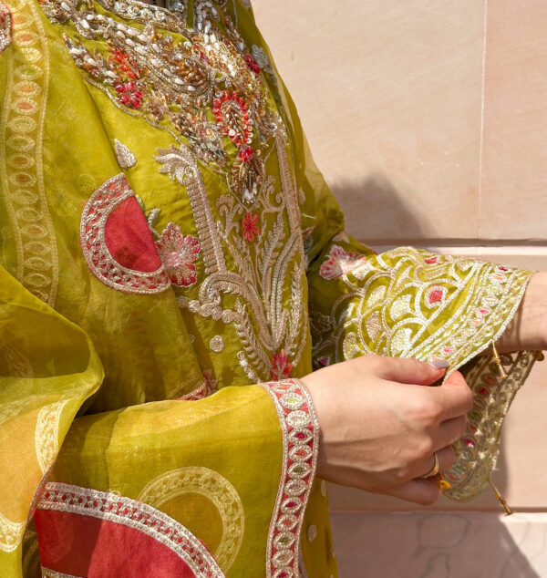 Bloom Zardozi Designer Suit Set
