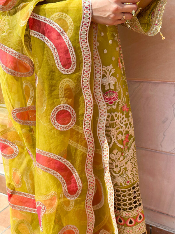 Bloom Zardozi Designer Suit Set