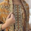 Caramel Cascade Pakistani Suit