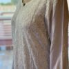 Ivory Bloom Chikankari Kurti