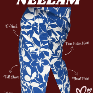 Neelam Floral Print Cotton Kurti