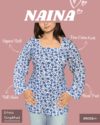 'Naina' Pure Cotton Floral Kurti