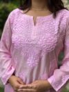 Rooh - Chikankari Kurti (Pink)