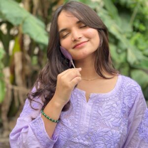 Rooh - Chikankari Kurti (Purple)