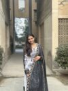Embroidered Cotton Kurta Set with Dupatta for Women | Elegant Ethnic Wear